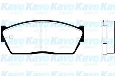 KAVO PARTS bp2003 -  Комплект тормозных колодок, дисковый тормоз